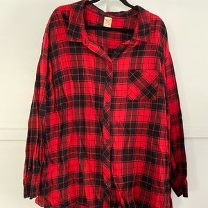Plaid long sleeve shirt